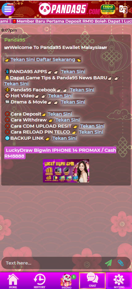 Panda95 - Live Chat - Jomcuci9181