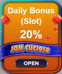 JomCuci918 Daily Bonus - Banner