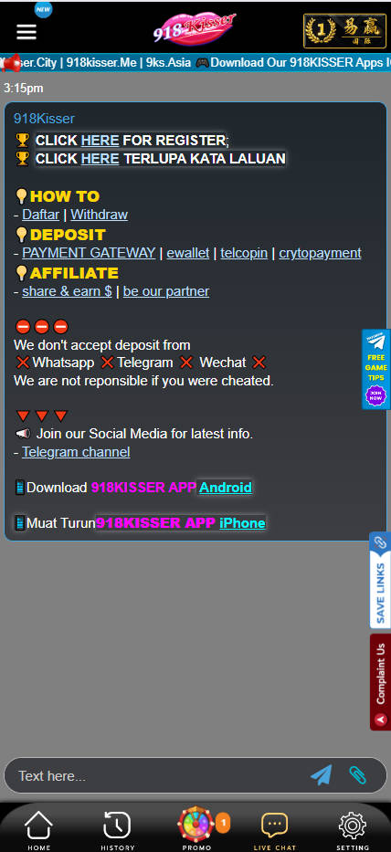 918kisser - Live Chat - Jomcuci9181