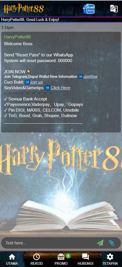 HarryPotter88 - Live Chat - Jomcuci9181