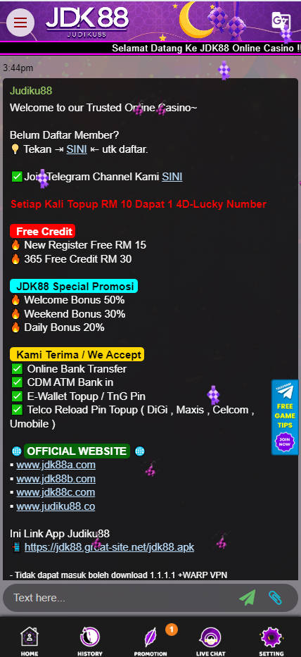 JUDIKU88 - Live Chat - Judikiss8
