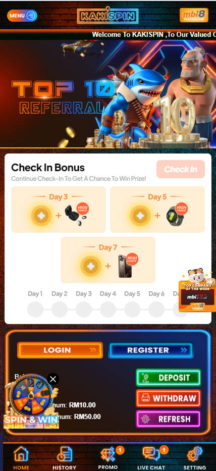 KAKISPIN - Homepage - Jomcuci9181