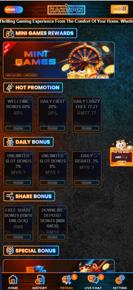 KAKISPIN - Promotion - Jomcuci9181