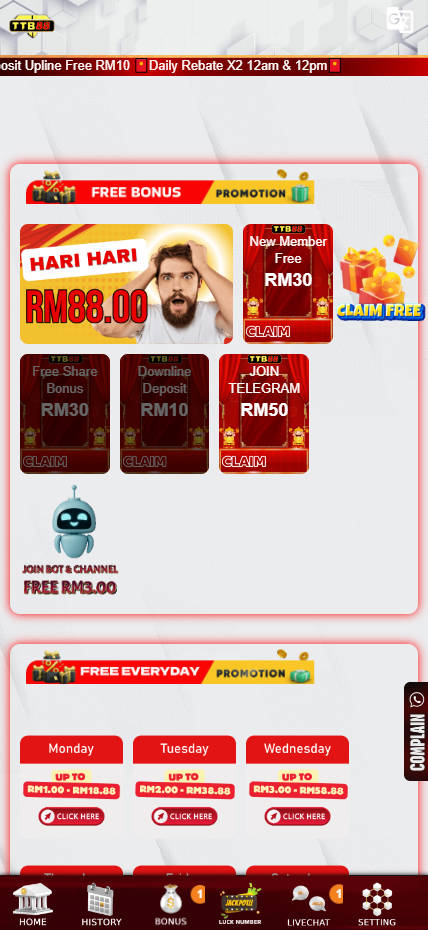 TipTopBet - Promotion - Jomcuci9181