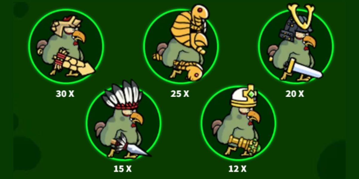 Zombie Chicken Fishing - Paytable 3 - Jomcuci9181